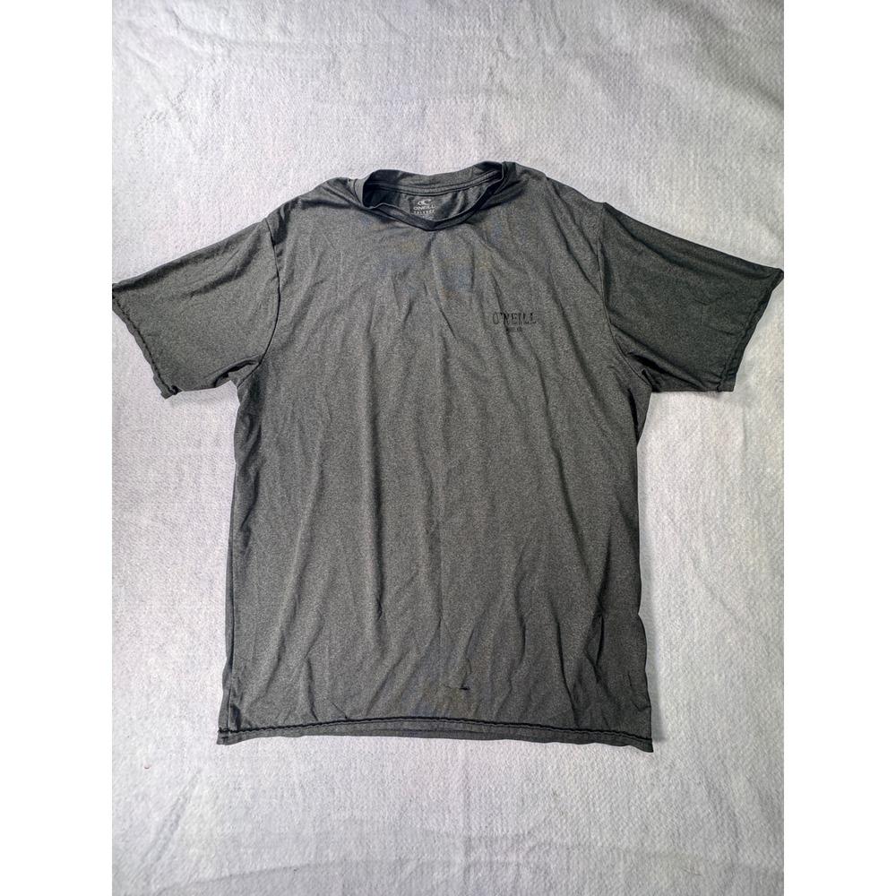 ONeill Hybrid Surf Shirt Mens 2XL Slim Fit Grey Short Sleeve Sun Rash Guard